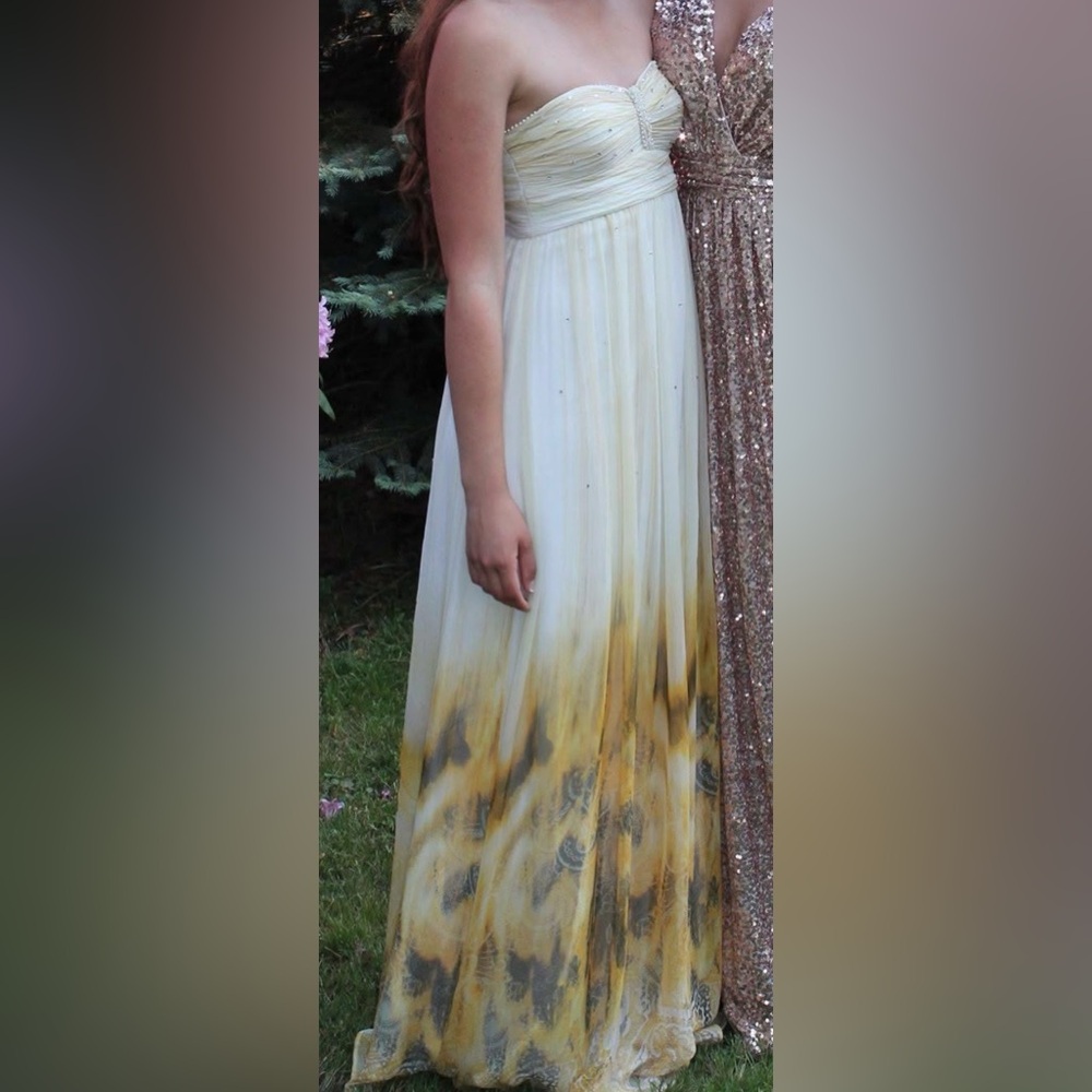 Aidan Mattox Elegant Strapless Dress